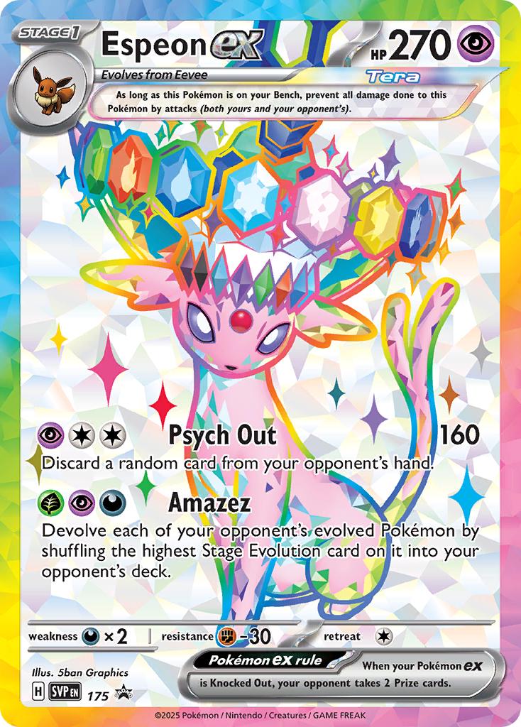 Espeon ex - 175 - Prismatic Evolution Promo
