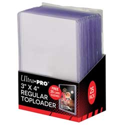 Ultra PRO - TOPLOADS 3X4 REGULAR WITH SLEEVES 025ct